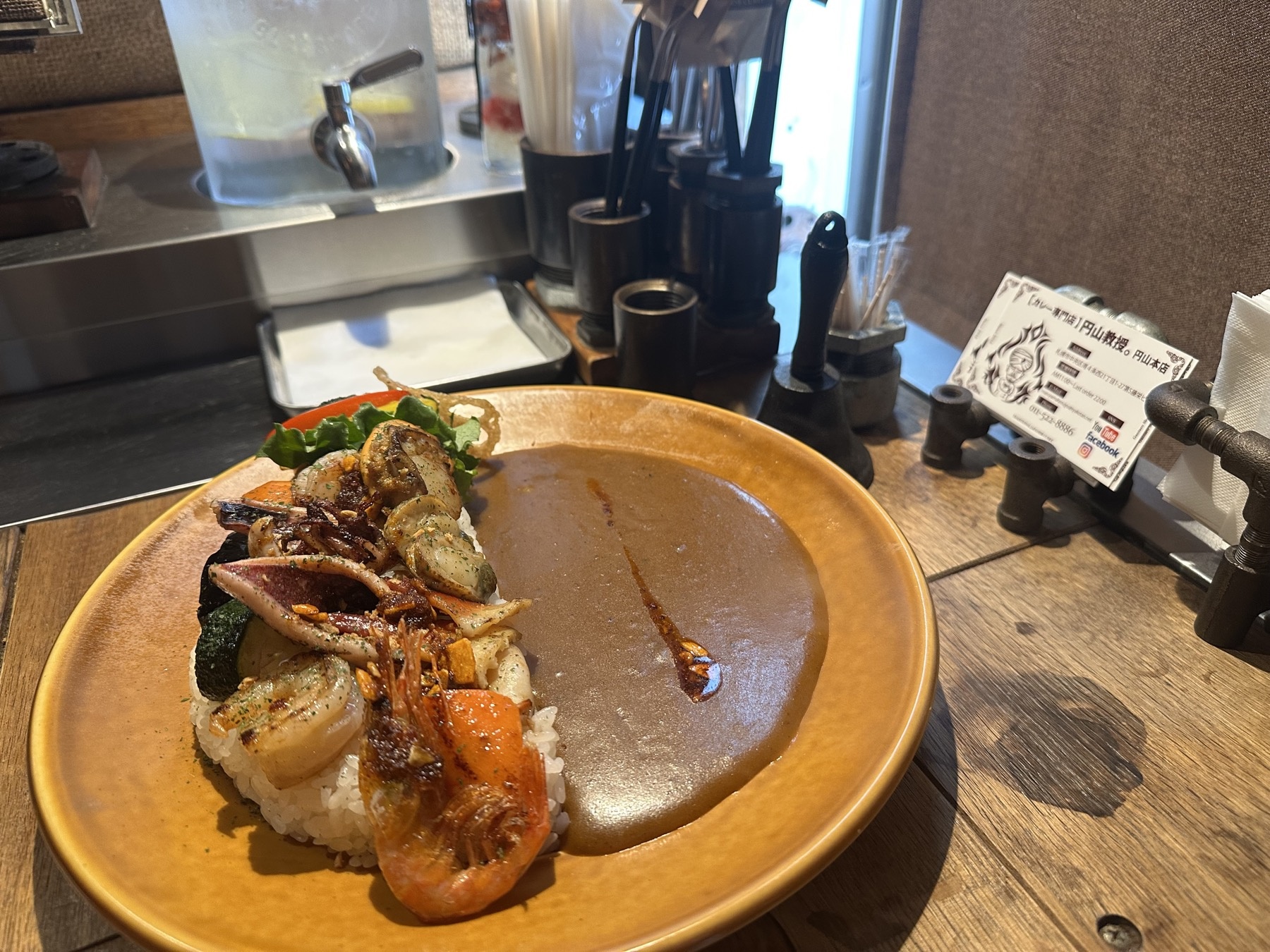 Seafood curry in Hokkaido