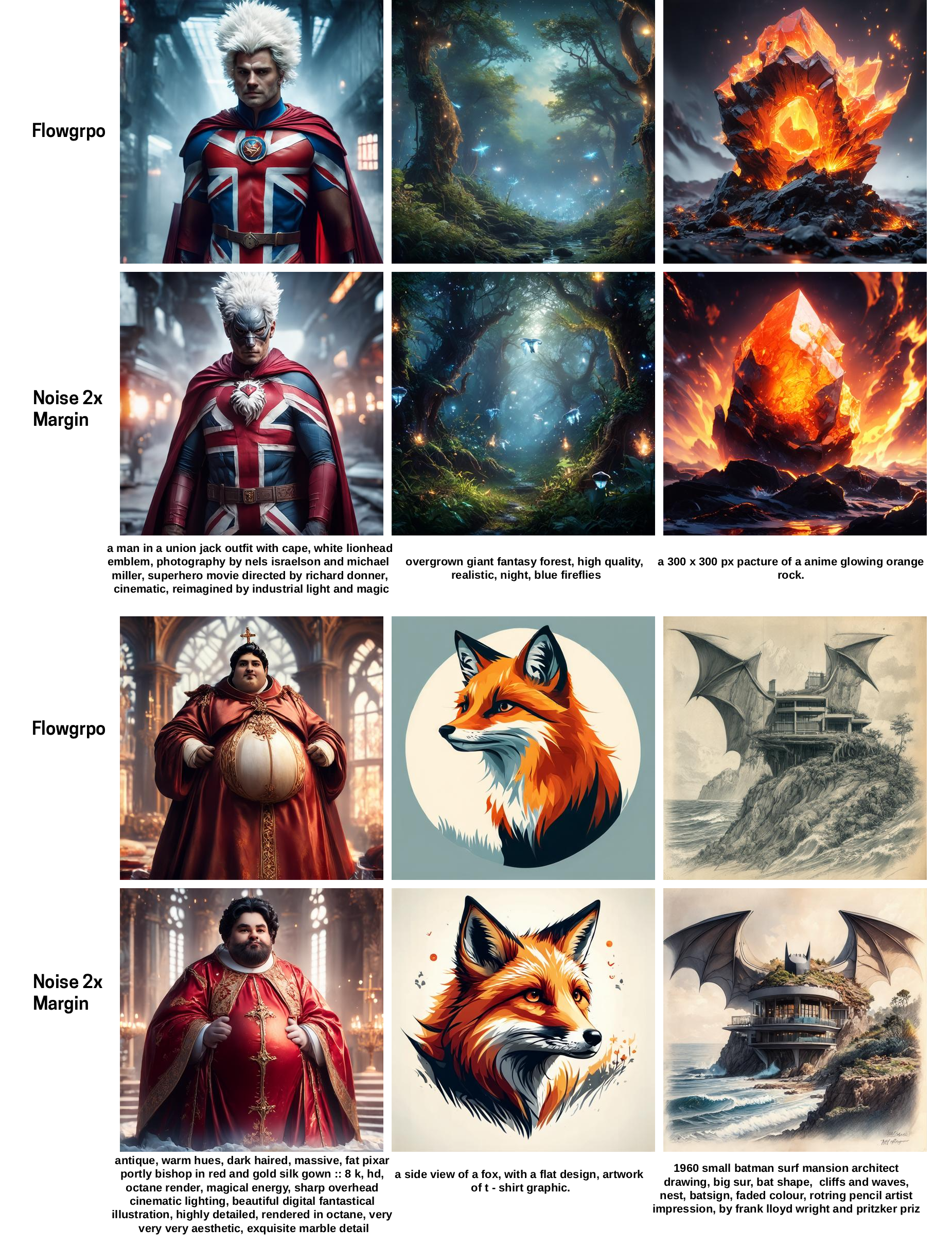 Compositional image generation examples